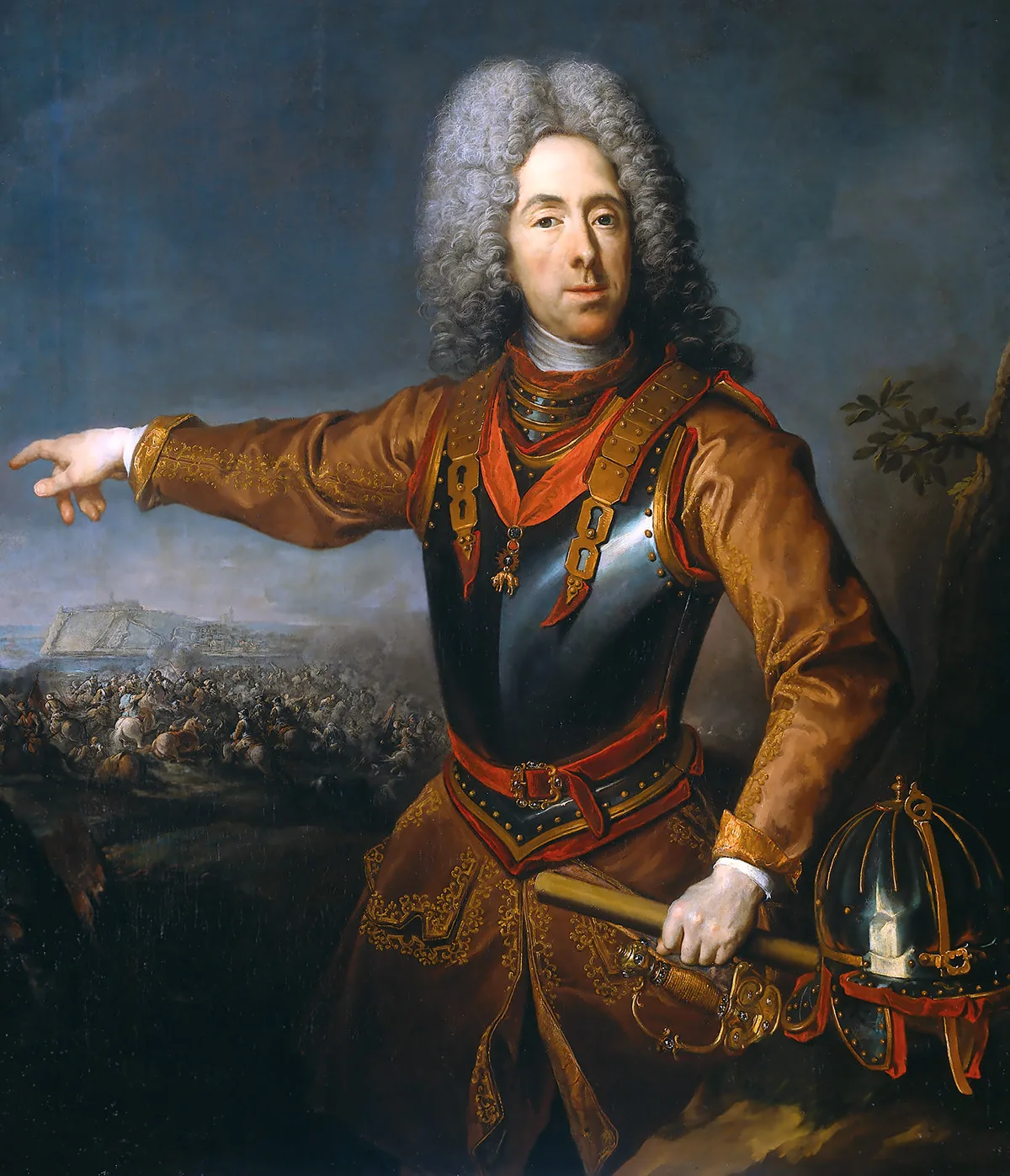 Prinz Eugen von Savoyen, gemalt von Jacob van Schuppen, 1718.