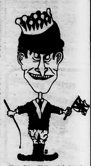 Der Prinz inspirierte sogar einen Zuger Illustrator: Eine Karikatur aus der Lokalzeitung.