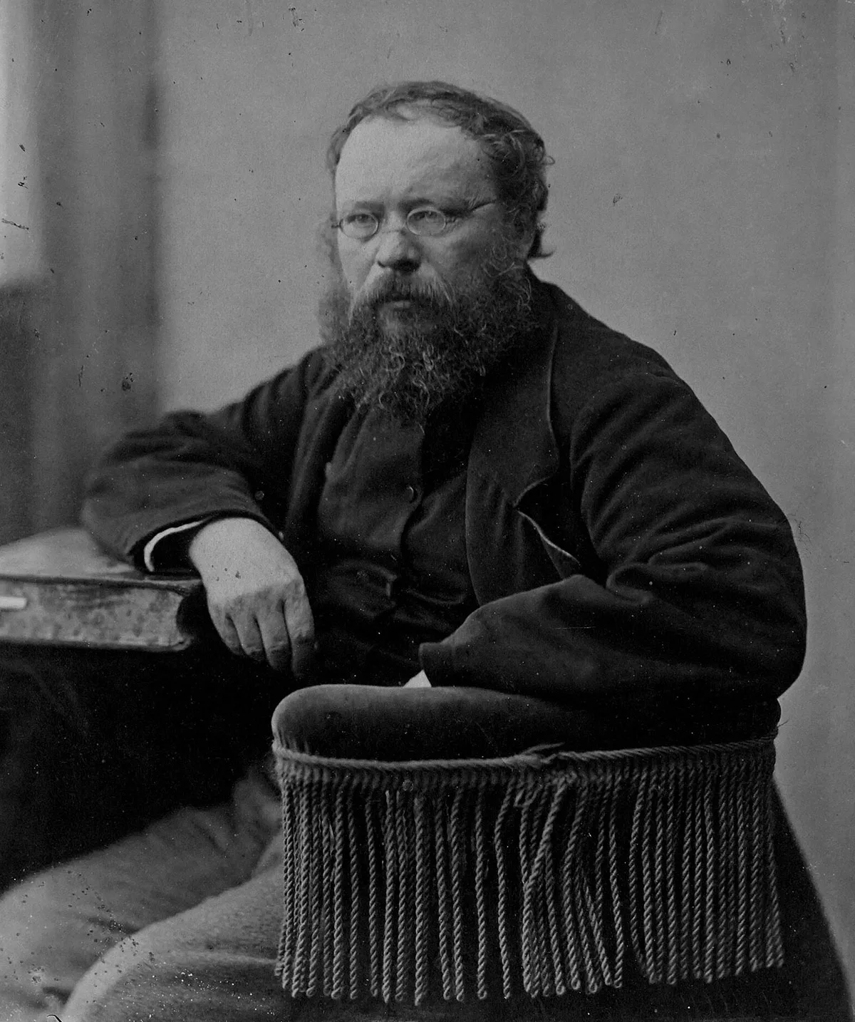 Pierre-Joseph Proudhon, fotografiert im Jahre 1862.