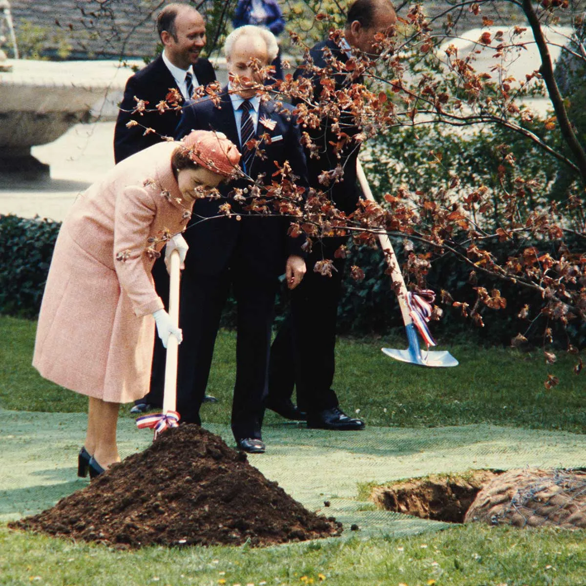 Die Queen an der Grün80.