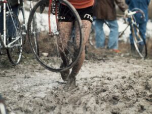 Cyclo-cross is a pretty muddy affair at times.