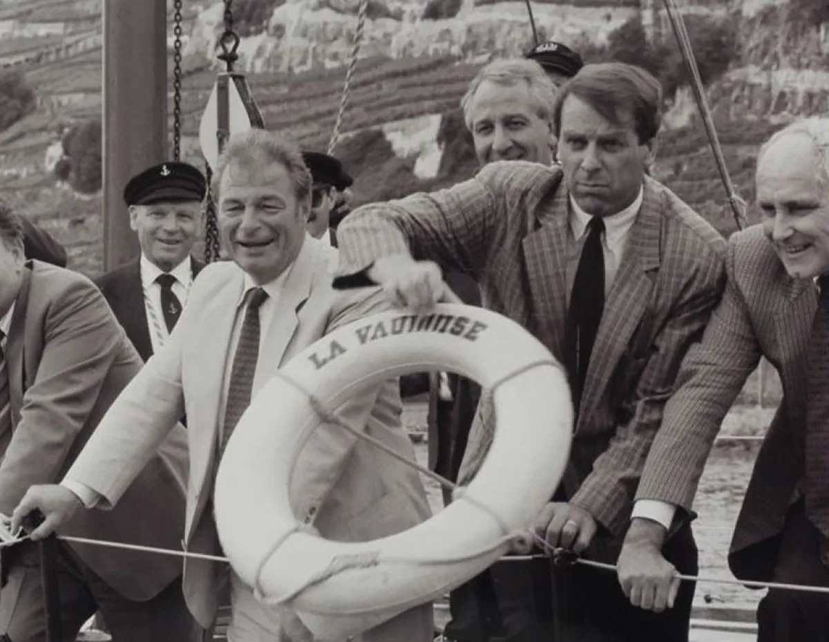 Bundesratsreise 1989 mit Adolf Ogi.