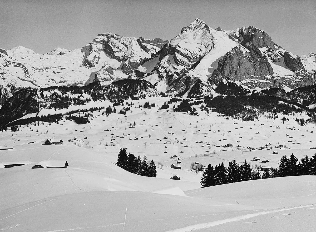 Blick auf den Säntis, 1932.