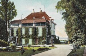 Postkarte des Schlosses Arenenberg, 1906.