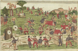 Fête du tir à Saint-Gall, XVIe siècle.