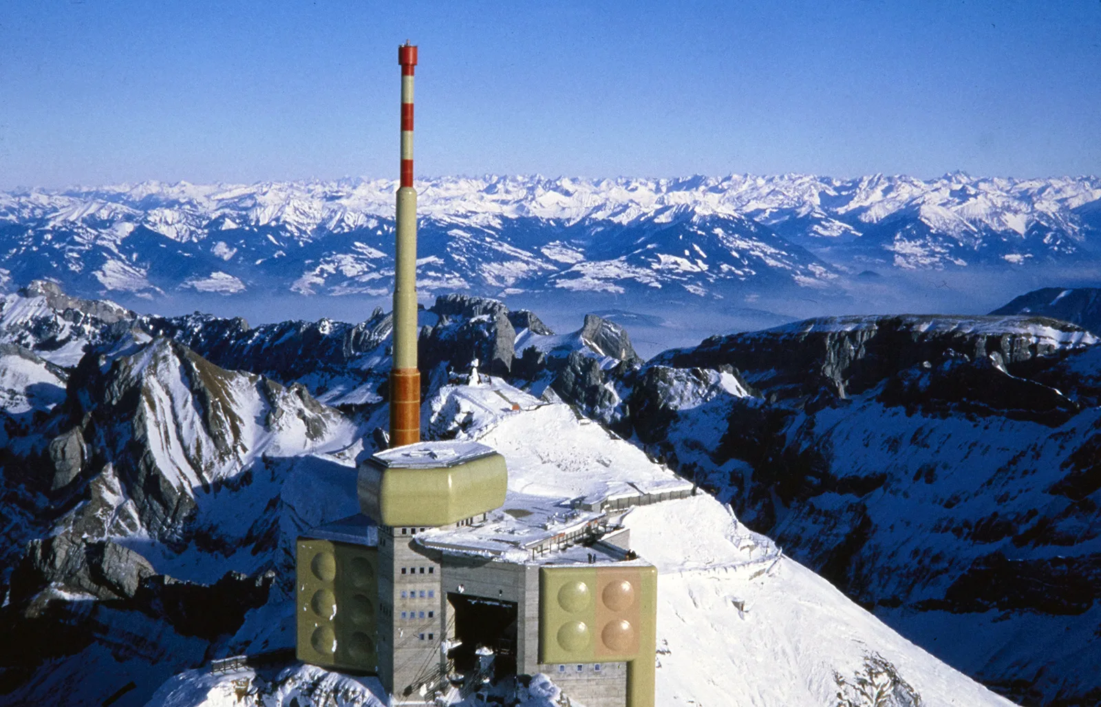 Sendeturm auf dem Säntis