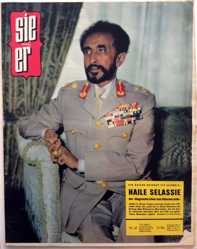 Die Zeitschrift «Sie und Er» vom 25. November 1954 mit dem Staatsbesuch als Titelthema.