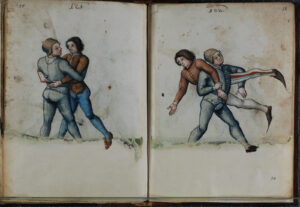 Le «Soloturner Fechtbuch» («manuel de combat soleurois») de 1505-1515 présente plusieurs techniques de combat du bas Moyen Âge.