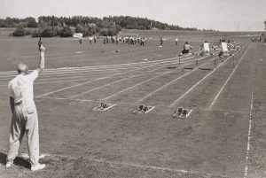 Die Sportschule in Magglingen, 1940er-Jahre.