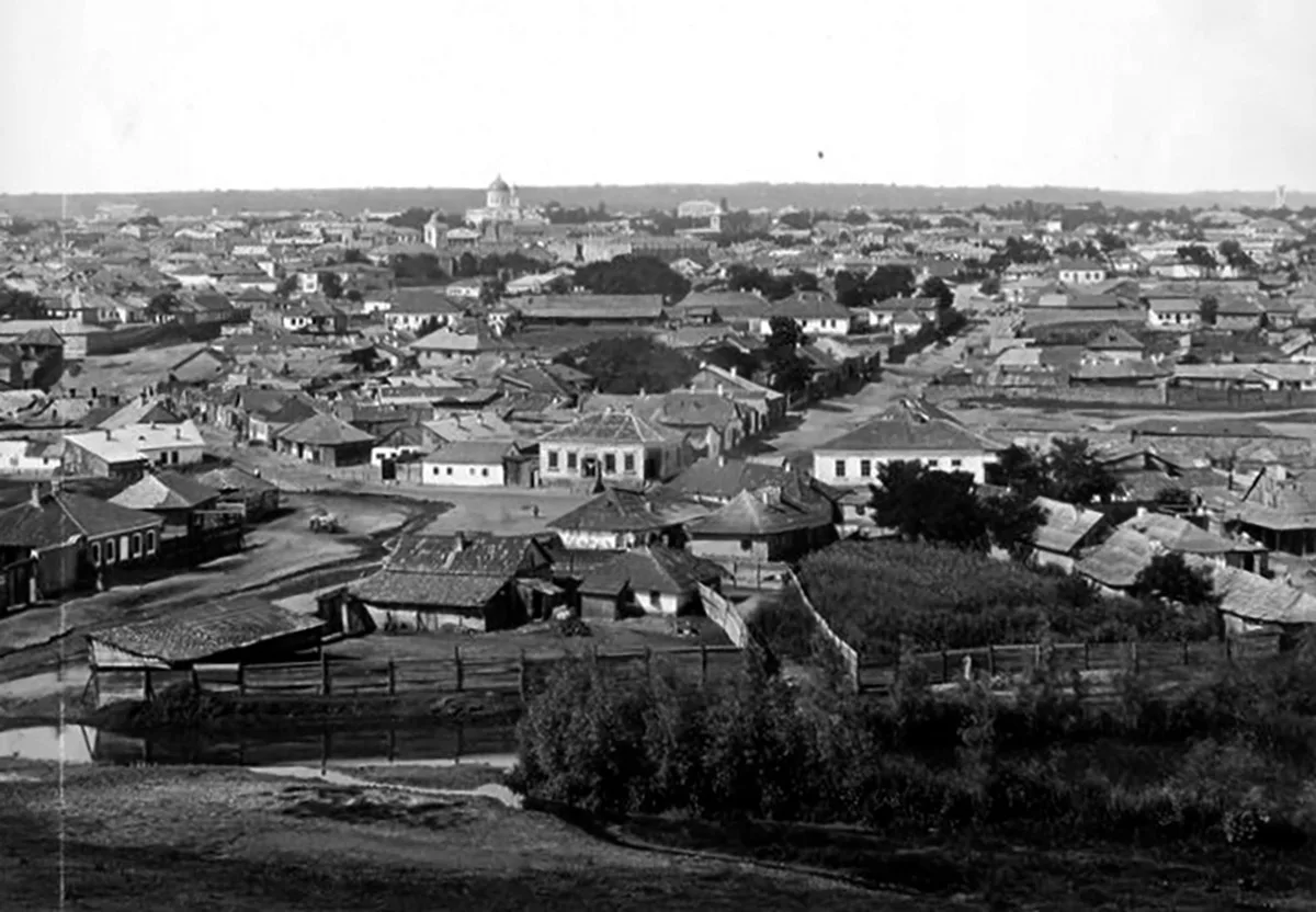 Ansicht der Stadt Chisinau, 1889.