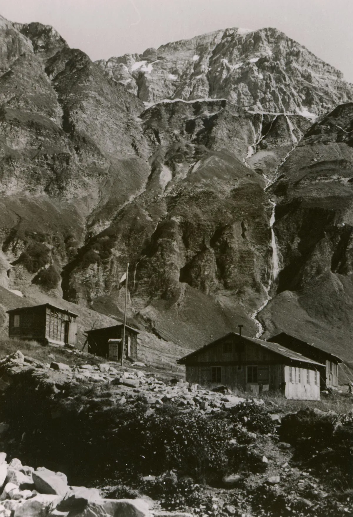 Auf der Grossalp lebten die polnischen Soldaten in sehr einfachen Unterkünften ohne sanitäre Anlagen.