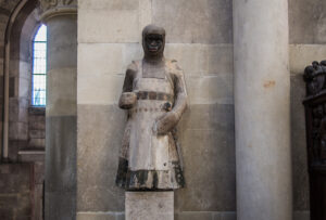 Statue de saint Maurice dans la cathédrale de Magdebourg, vers 1240/1250.