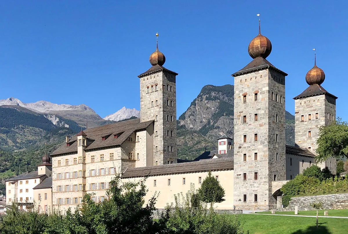 Das Stockalperschloss in Brig, erbaut von 1660 bis 1679 nach den Entwürfen von Kaspar Stockalper selbst.