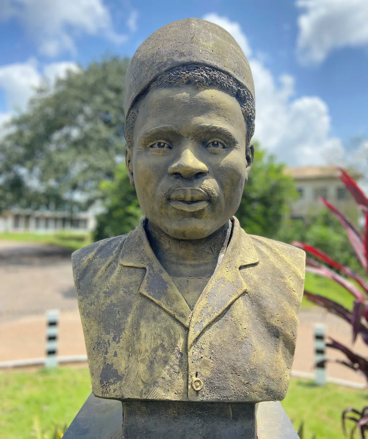 Monument à Tetteh Quarshie, pionnier du cacao. Mampong, Ghana.