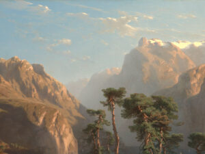 Calames Gefühl für die alpine Natur beeinflusste im 19. Jahrhundert zahlreiche Künstler. Dieses Gemälde der Gegend um den Vierwaldstättersee entstand 1852.