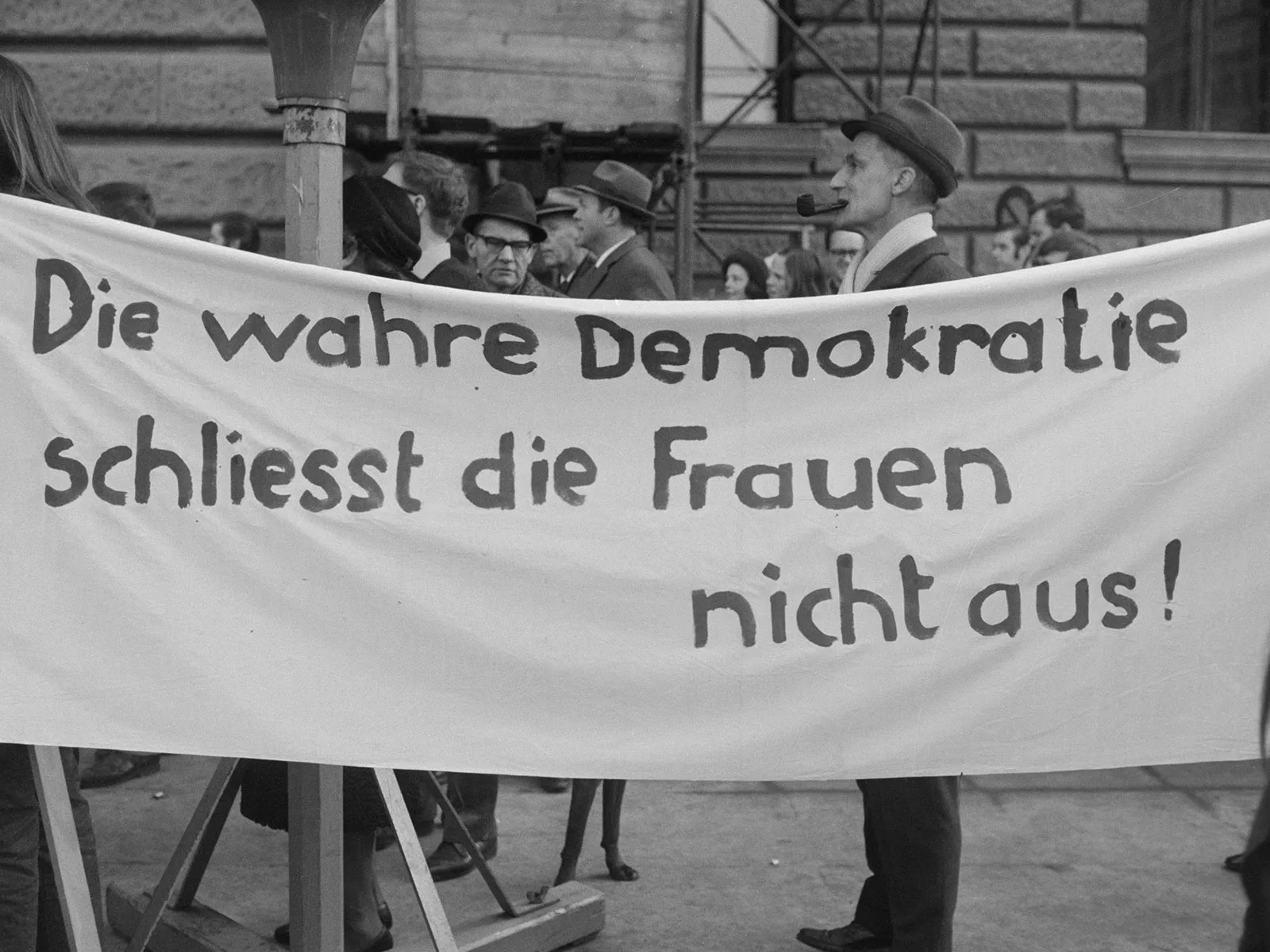 Beim Marsch auf Bern 1969 forderten die Frauen mit Nachdruck das Stimmrecht.