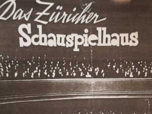 Programme de la saison 1934/35 du Schauspielhaus de Zurich.