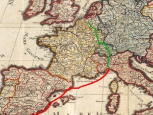 Mitteleuropa um 1670
