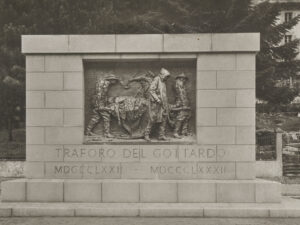Vincenzo Velas Denkmal «Die Opfer der Arbeit» in Airolo.