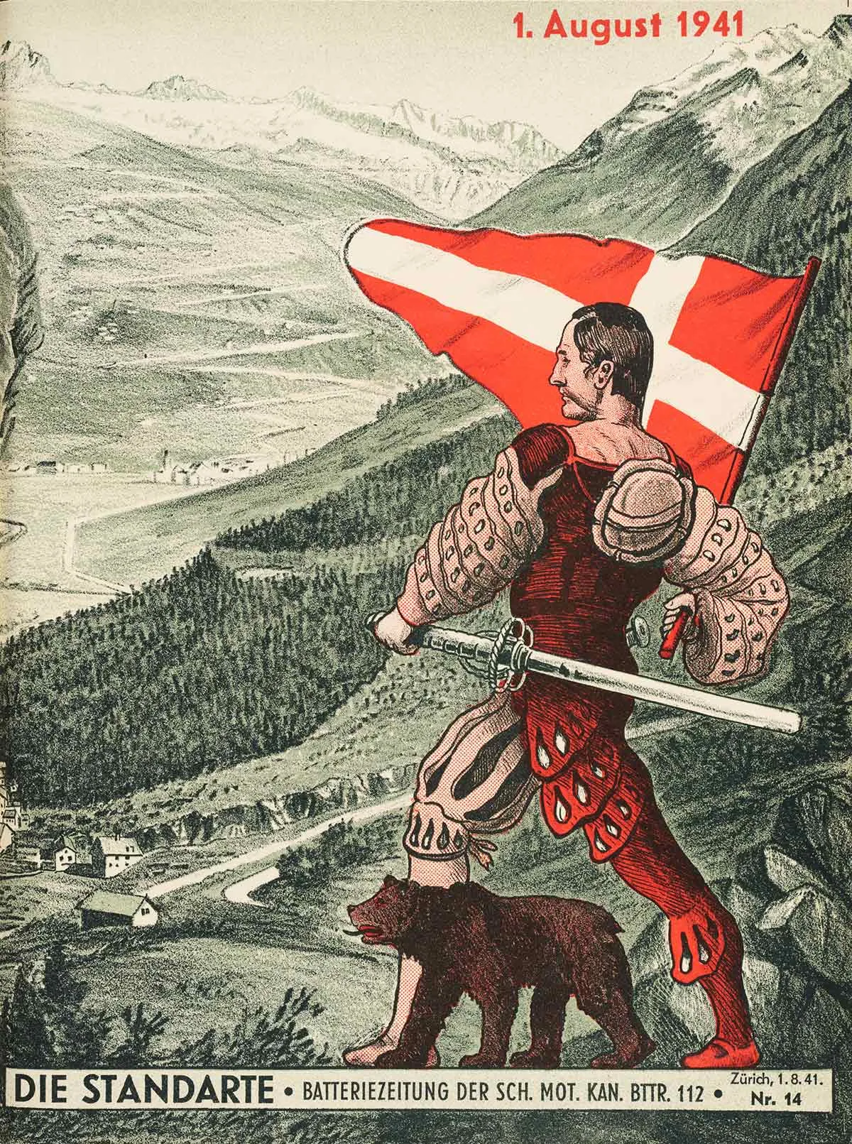 Die Batteriezeitung Die Standarte hob mit kecken Texten und einem frechen Layout die Moral der Truppe.