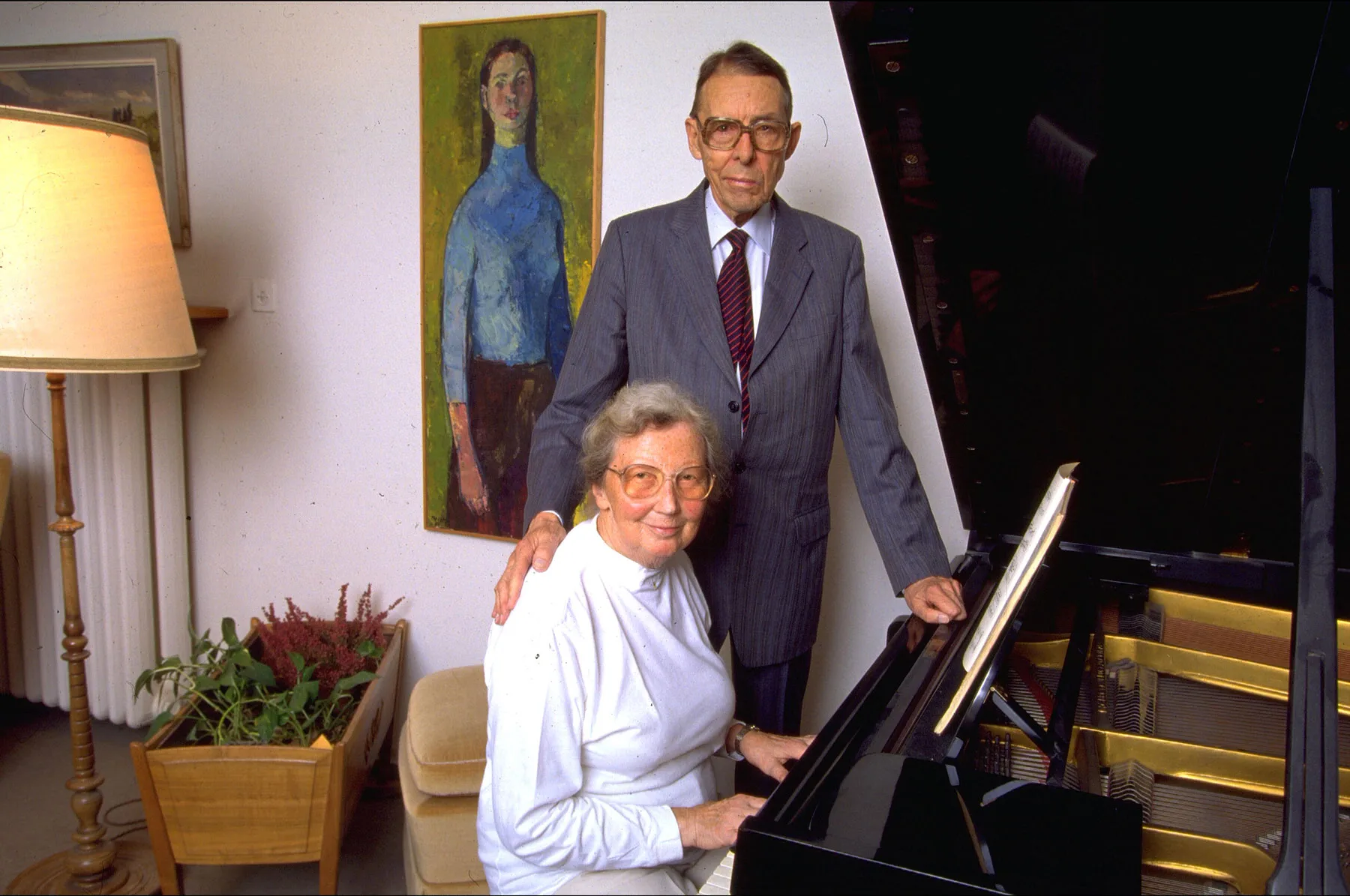 Das Ehepaar Tschudi im Jahr 1993.