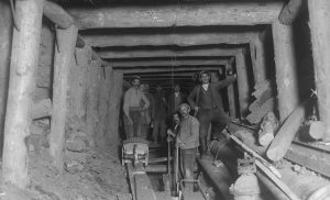 Workers in the bottom drift.