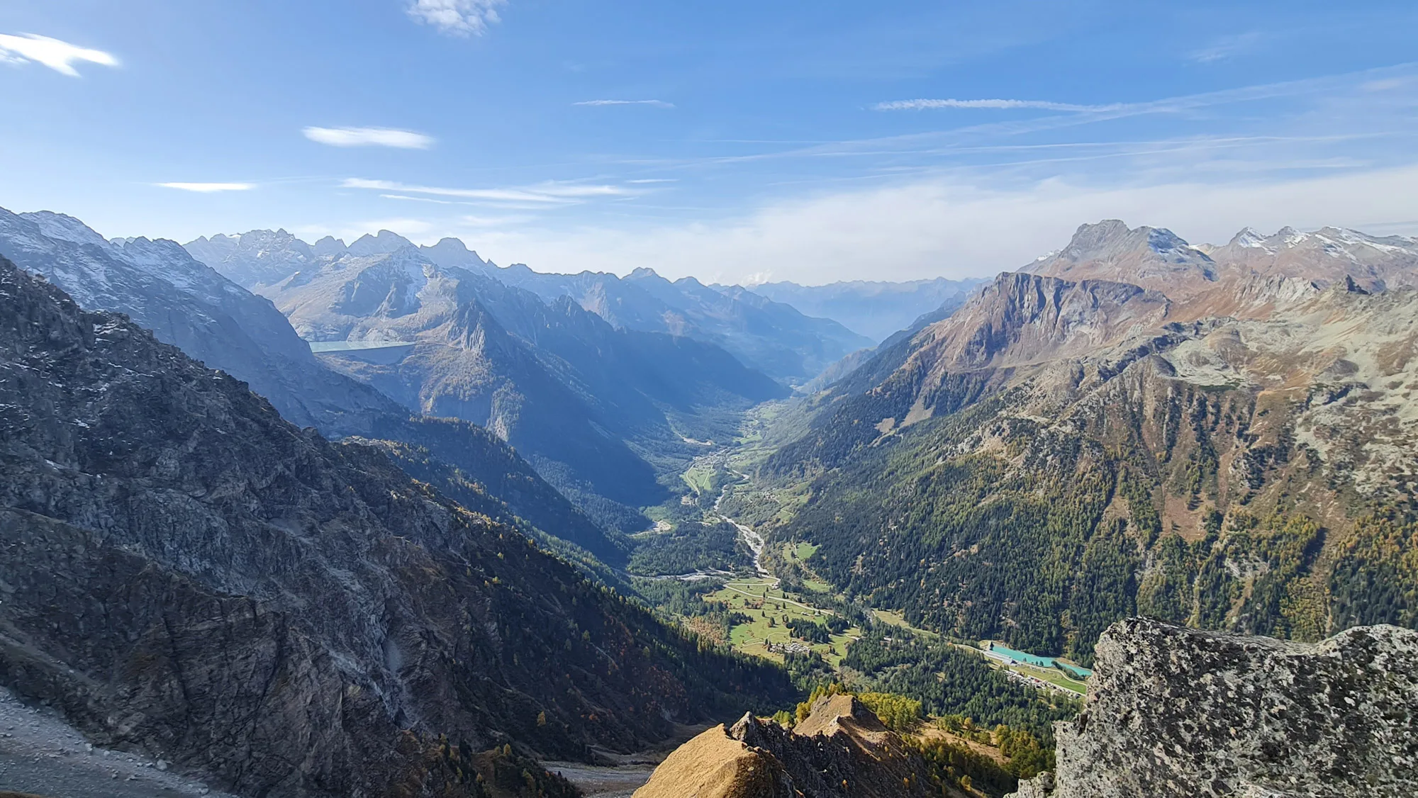 Das Bergell vom Piz Salacina aus: Das Tal wurde im 16. Jahrhundert zu einem einzigartigen Zentrum der italienischen Reformation in den Alpen.