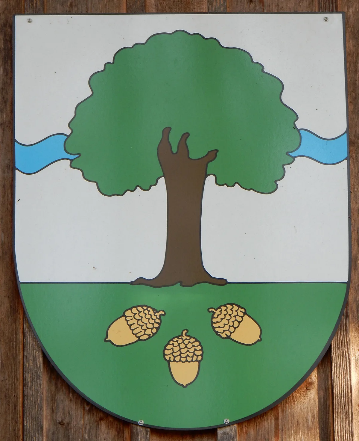 Wappen des Staatswalds Galm (FR).