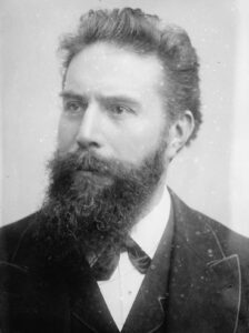 Porträt von Wilhelm Conrad Röntgen.