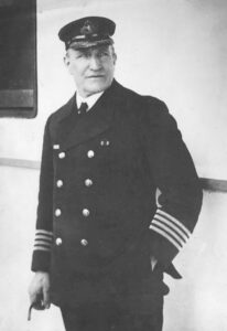 William Turner, Kapitän der Lusitania.
