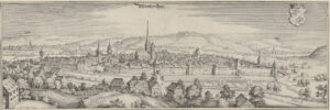 Winterthur in einem Stich von Matthäus Merian, um 1640.
