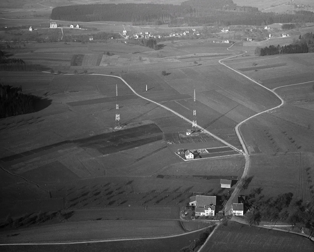 Zürcher Sender auf dem Hönggerberg 1926