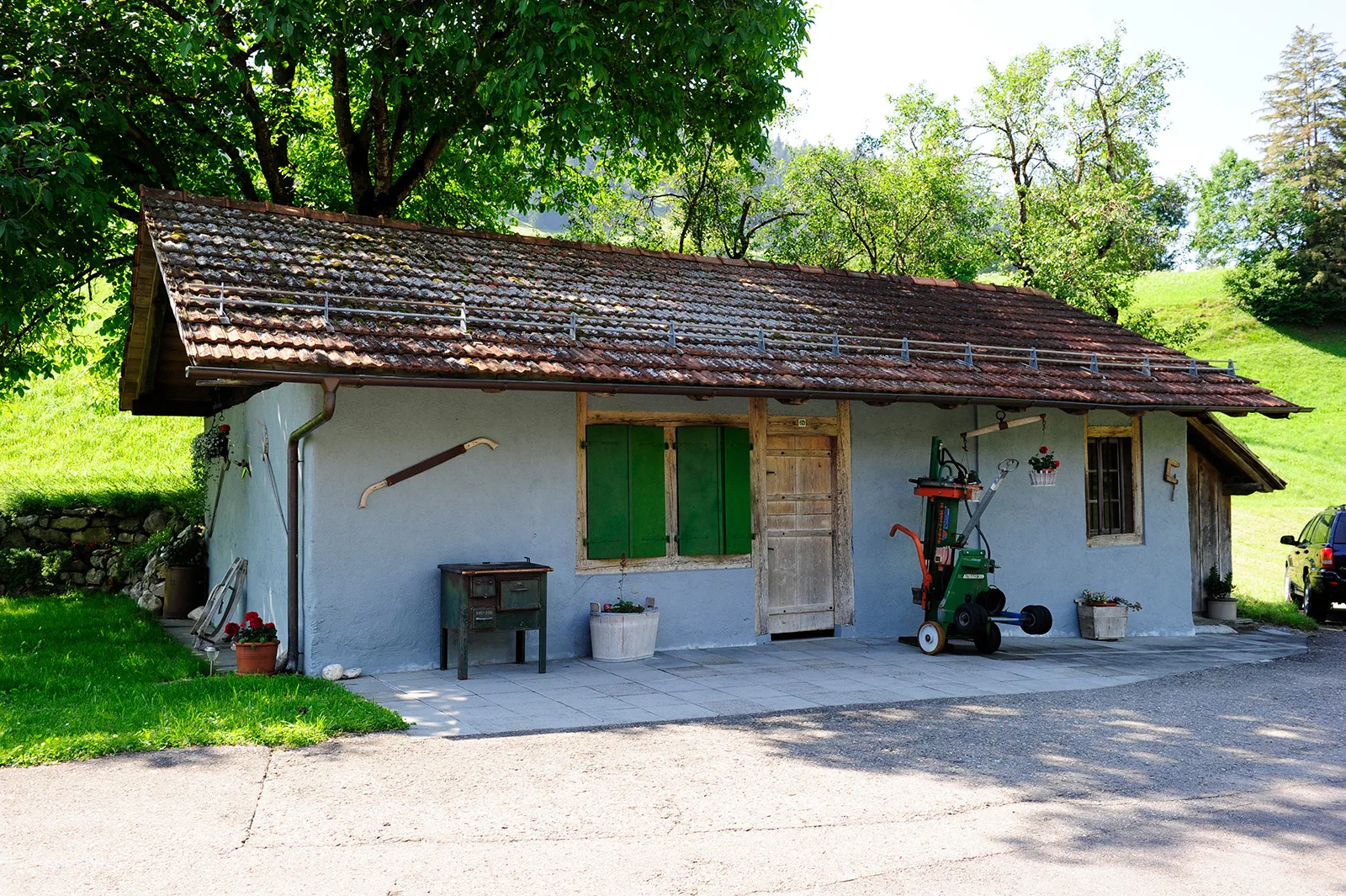 Eine ehemalige Zündhölzchenfabrik bei Frutigen, in Betrieb zwischen 1858 und 1896. In dieser Fabrik arbeiteten zeitweise 20 Personen.
